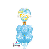 Baby Boy Hot Air Balloon Splendor Bouquet