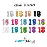 18th Birthday Giant INFLATED Numbers -22 colours to choose from