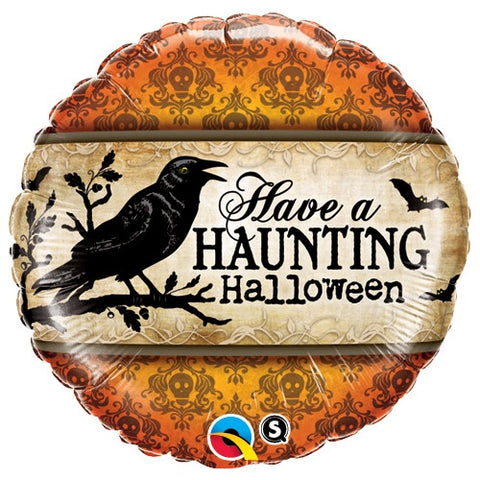Have A Haunting Halloween 45cm Round Foil #18410