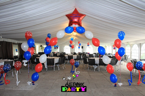 Personalised Star Linking Balloon Arch