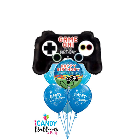 Gaming Fans Dream Birthday Balloon Bouquet