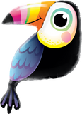 Toucan Colourful Bird Foil Supershape Balloon #78563