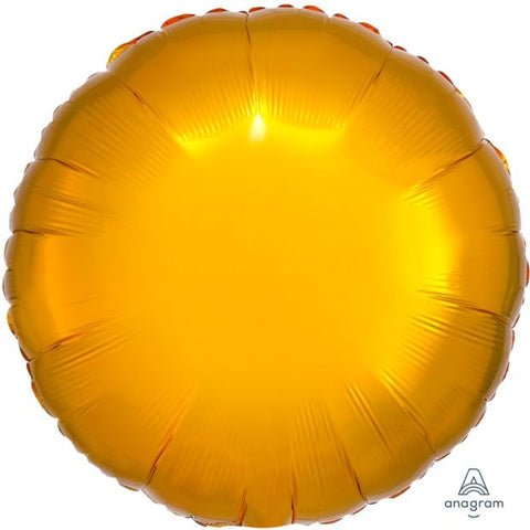 Round 45cm (18") Metallic Gold Foil Balloon #20585