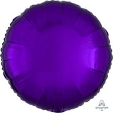 Metallic Purple Foil Solid Colour Round INFLATED 45cm (18") #20597