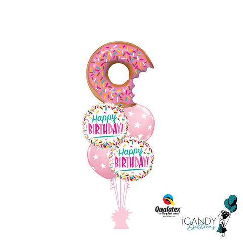 Donut Sprinkles Birthday Balloon Bouquet #HB26