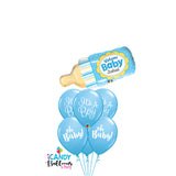 Baby Bottle with Name Balloon Splendor Bouquet