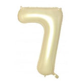 Giant INFLATED Luxe Gold Number 7 Foil 86cm Balloon #231687