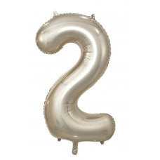 Giant INFLATED Champagne Number 2 Foil 86cm Balloon #231692