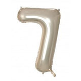 Giant INFLATED Champagne Number 7 Foil 86cm Balloon #231697