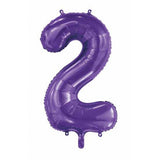 2nd Birthday Giant INFLATED Helium Numbers -22 colours to choose from