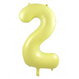 2nd Birthday Giant INFLATED Helium Numbers -22 colours to choose from