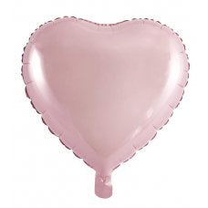 Heart Light Pink 46cm 18 Inch INFLATED Foil #153469