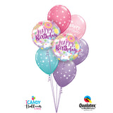 Unicorn Fun Birthday Dazzler Balloon Bouquet