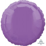 Spring Lilac Foil Round 45cm (18") INFLATED #22435