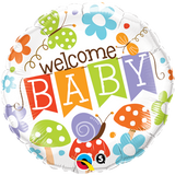 Welcome Baby Foil Garden Balloon #25210