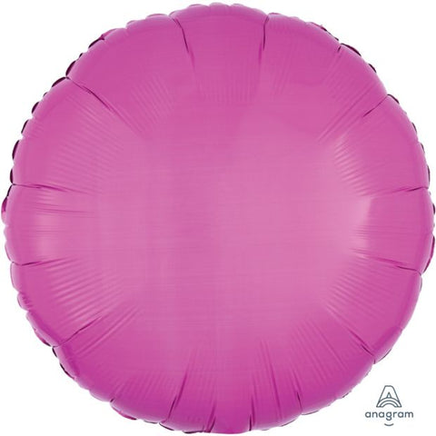 Round 45cm (18") Bright Bubble Gum Pink Foil Balloon #12805