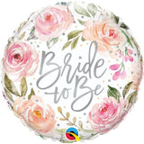 Bride to be Watercolor Roses foil balloon 45cm (18") #23165