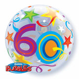 60th Birthday Bubble Balloon #24172