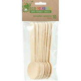 Wooden Spoon Natural Timber 10pk