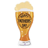 Hoppy Father's Day Beer Foil Balloon Shape 60cm (24") #25175