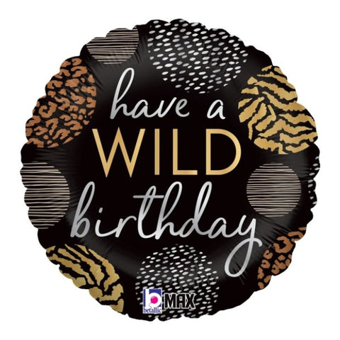 Wild Birthday Foil 45cm (18") #26131