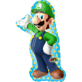 Luigi Mario Brothers Foil Supershape Balloon #34837