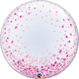Deco Bubble 24" Confetti Pink Print #57790