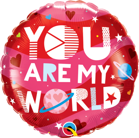 You are my world Foil 45cm Balloon #97171