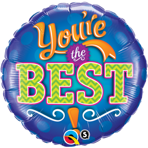 You're The Best Blue Foil 45cm Balloon #11833