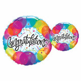 Congratulations bright balloon 45cm #33360