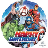 Avengers Animated Happy Birthday Licensed Foil 43cm Balloons #34656