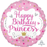 Birthday Princess Foil 45cm (18") #35664
