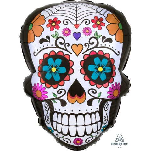 Anagram Foil SuperShape Sugar Skull #35900