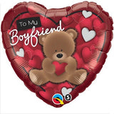 Boyfriend Heart Foil 45cm Balloon INFLATED #41320