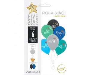 3rd Birthday "three" Crowns & Stars Assortment Pick-A-Bunch 6pk UNFILLED