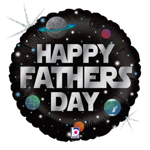 Galactic Father's Day Foil Holographic 45cm (18") #36942