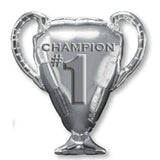 Silver Trophy (63cm x 71cm) Foil SuperShape balloon #27341