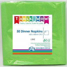 Lime Dinner Napkins 50pk #769158