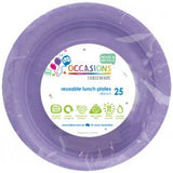 Lilac Lunch Reusable Plate Pack 25 #381113