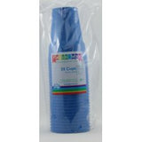 Blue Reusable Plastic Cups 285ml 25pk #851402