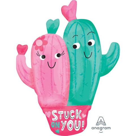 Stuck On You Cactus (71cm x 91cm) INFLATED Foil Shape #38724