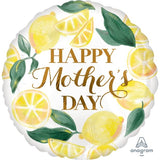 Happy Mother's Day Lemons Foil 45cm (18") INFLATED #39215