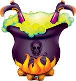 Witch in Cauldron Foil Supershape Balloon #52930