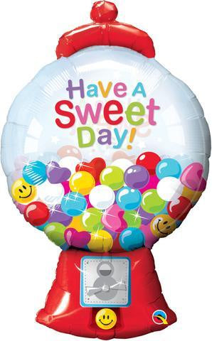 Sweet Day Gumball Machine Foil Supershape Balloon #30730