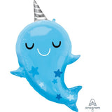Narwhal Baby (66cm x 76cm) INFLATEDFoil SuperShape #41551