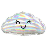 Iridescent Cloud Foil 45cm (18") INFLATED #41568