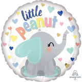 Little Peanut Elephant Foil Balloon 45cm (18") INFLATED #41665