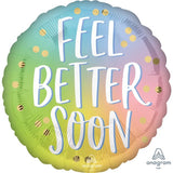 Feel Better Ombre Foil 45cm (18") INFLATED #41678