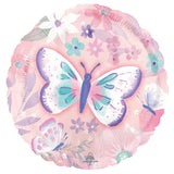 Flutters Butterfly Foil 45cm Balloon INFLATED #42886