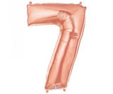 Rose Gold Number 7 Balloon 102cm #00817